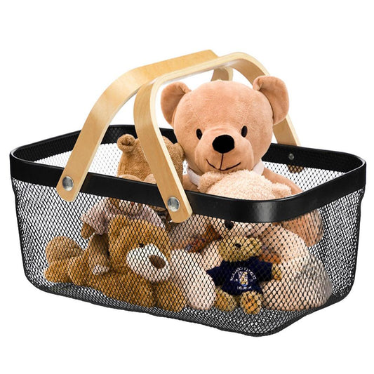 Panier en Fil d’Acier avec Poignées 🧺 Rangement Pratique