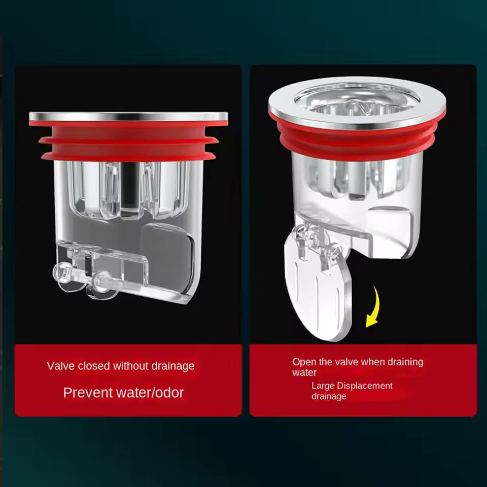 5 Bouchon Vidange Silicone Anti-Odeur & Anti-Insectes