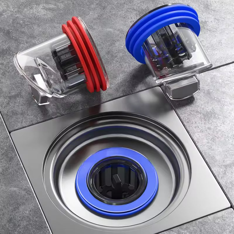 5 Bouchon Vidange Silicone Anti-Odeur & Anti-Insectes