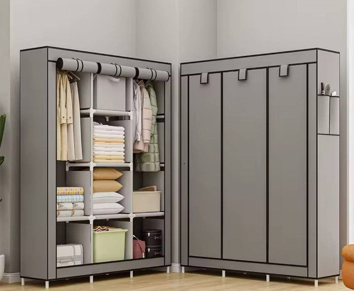 Armoire de Vêtements Portable demontable 3 Porte