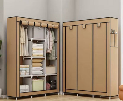 Armoire de Vêtements Portable demontable 3 Porte