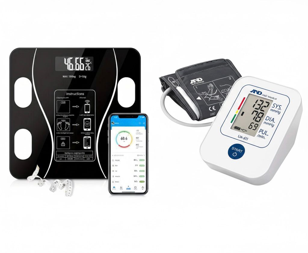 Balance Électronique Connexion Bluetooth + Tensiomètre OFFERT