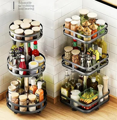 NESTO🌟 Plateau de Rangement Rotatif – Élégance & Praticité