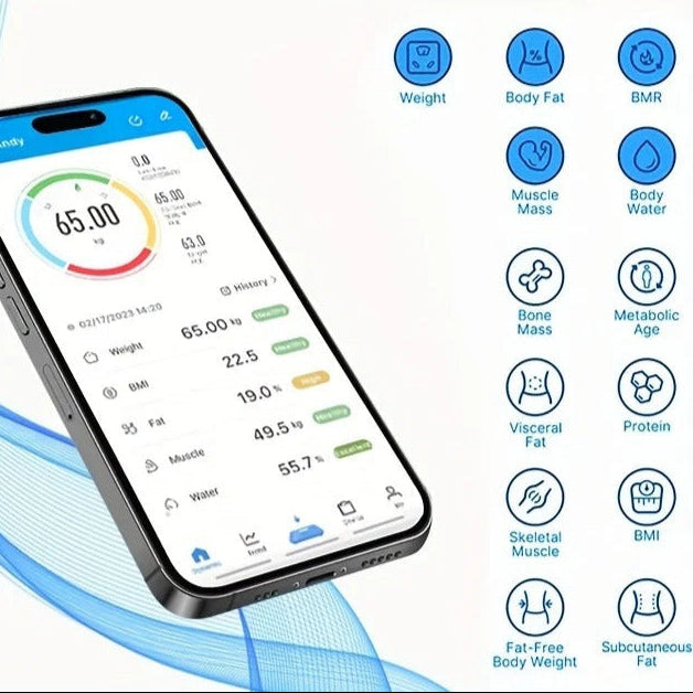 Balance Électronique Connexion Bluetooth + Tensiomètre OFFERT