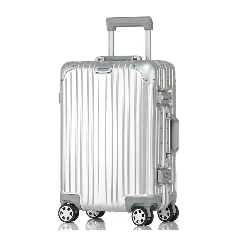 Valise Cabine Rigide en Aluminium – Design Premium et Sécurité Renforcée