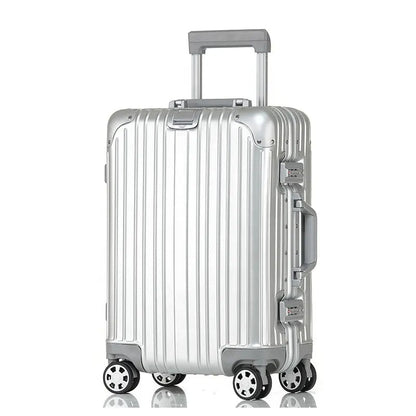 Valise Cabine Rigide en Aluminium – Design Premium et Sécurité Renforcée
