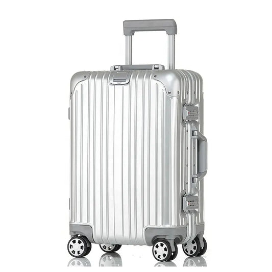 Valise Cabine Rigide en Aluminium – Design Premium et Sécurité Renforcée