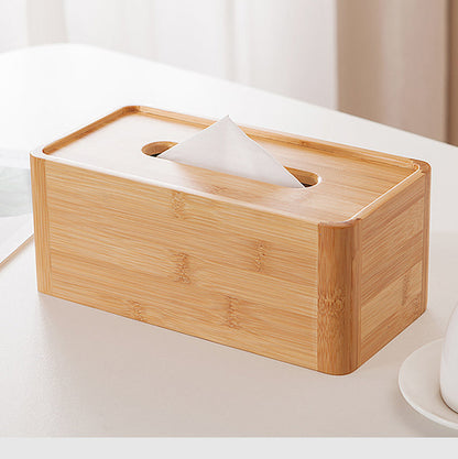 boîte à mouchoirs bambou