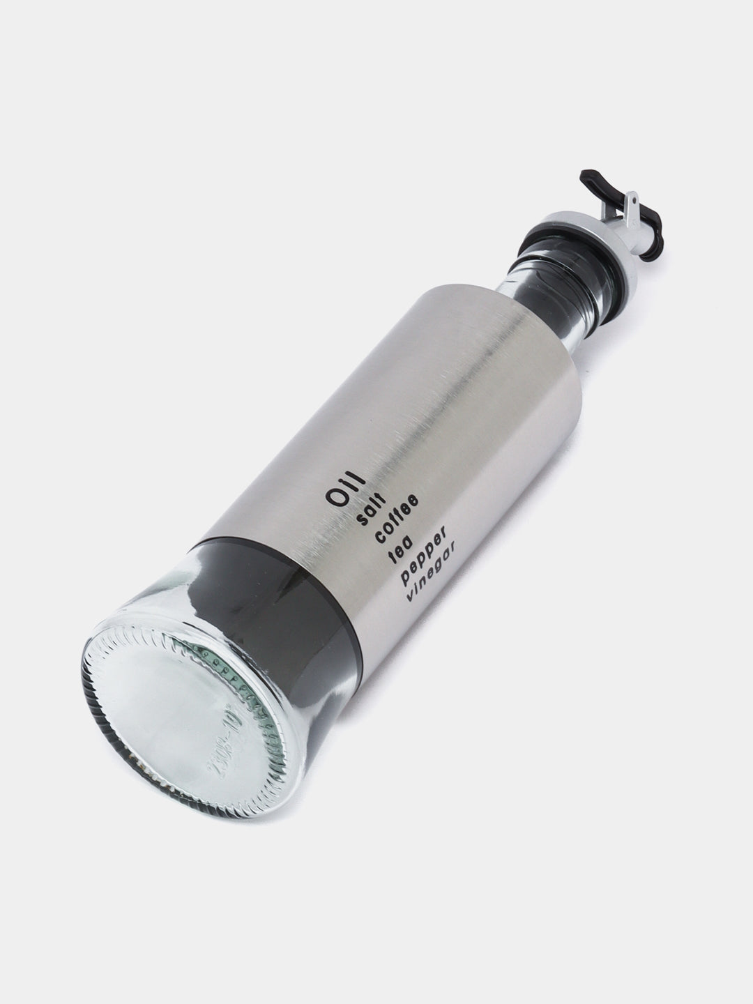 Bouteille Distributeur d’Huile 300 ml en Verre et Inox