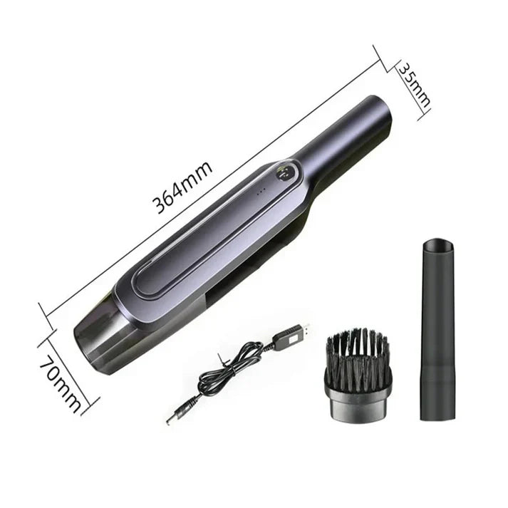 Aspirateur de Poussière Sans Fil pour Voiture – Rechargeable et Pratique