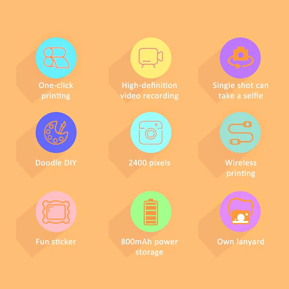 Appareil Photo Instantané pour Enfants – Fun et Créativité🎀