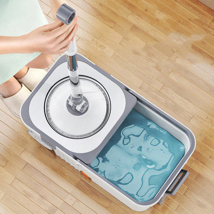 Balai essoreur ménager avec seau amovible et système de nettoyage mains libres