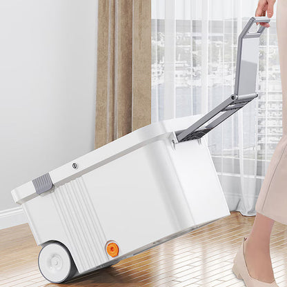 Balai essoreur ménager avec seau amovible et système de nettoyage mains libres