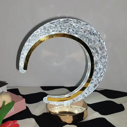 Lampe Lune en Cristal