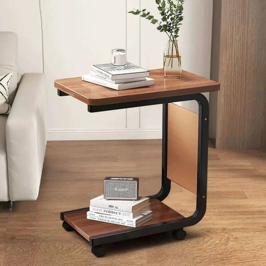 Table d'appoint en forme de C