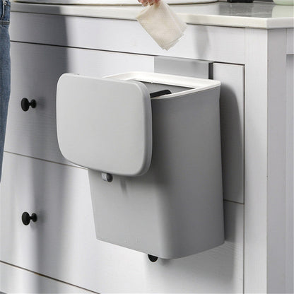 Poubelle Murale Compacte et Écologique pour Cuisine et Salle de Bain