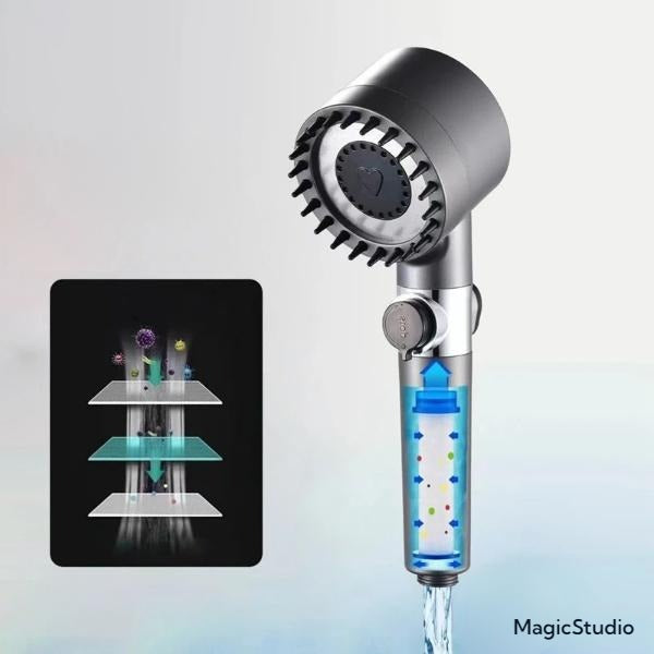 Pommeau de Douche avec Filtres en Coton