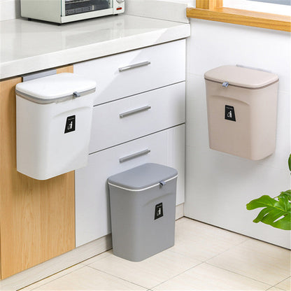 Poubelle Murale Compacte et Écologique pour Cuisine et Salle de Bain