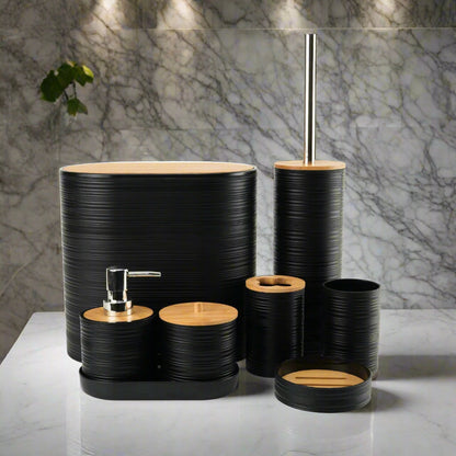 ModerneMall-Set Salle de Bain Bambou Luxe