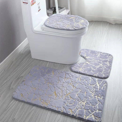 Ensemble de Tapis de Salle de Bain Antidérapants et Absorbants
