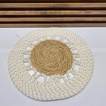 Table Ronds en Chanvre & Coton – Style Bohème Chic