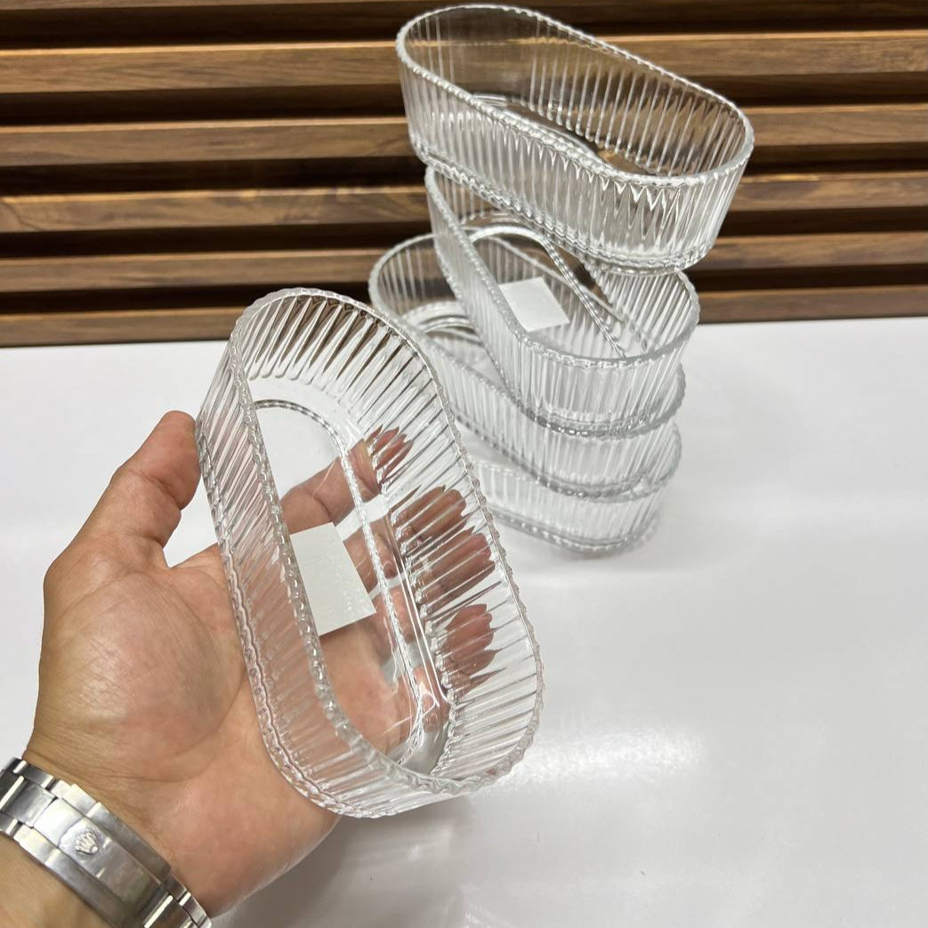 3 Organisateur transparent en verre –  cuisine moderne