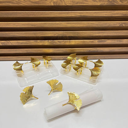 Lot de 6 anneaux de serviette en  mariage, et décoration de table à manger