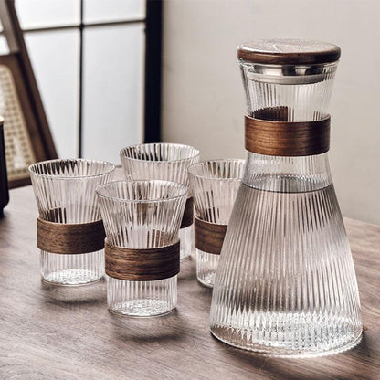 Ensemble Fraîcheur Cristal – Carafe + 4 Verres