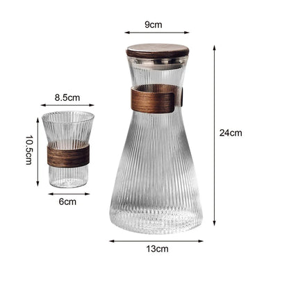 Ensemble Fraîcheur Cristal – Carafe + 4 Verres