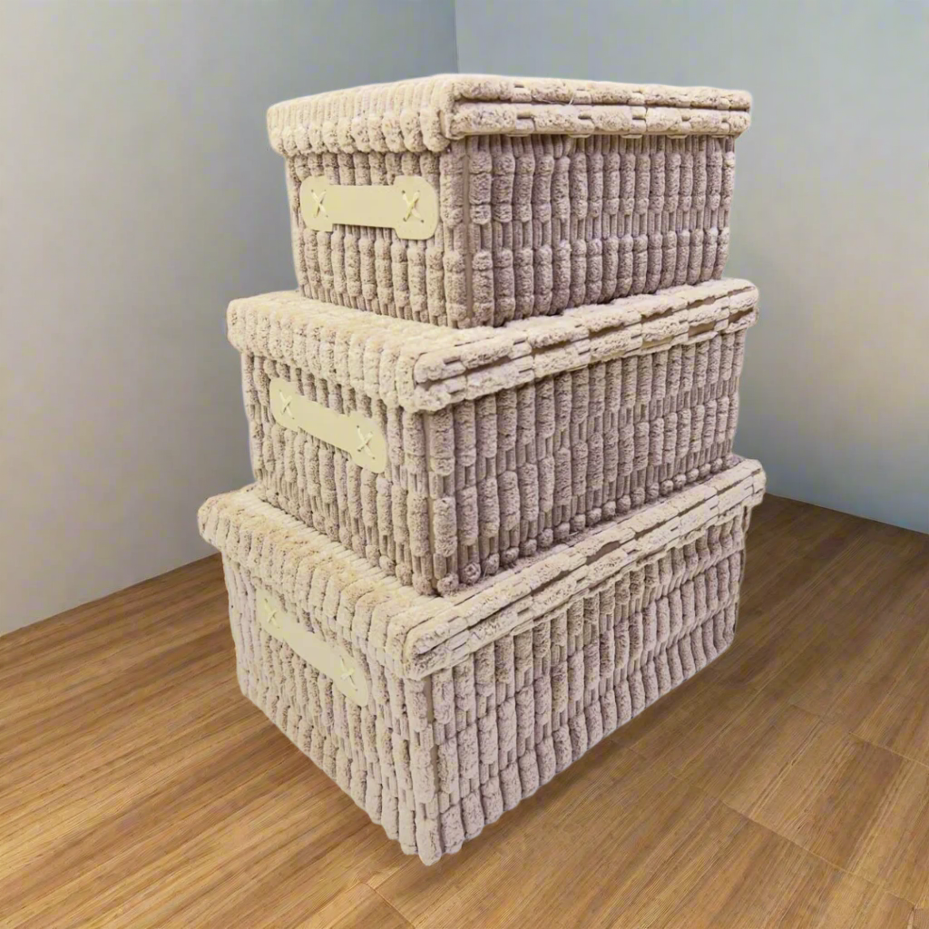 set de 3 boîtes de rangement