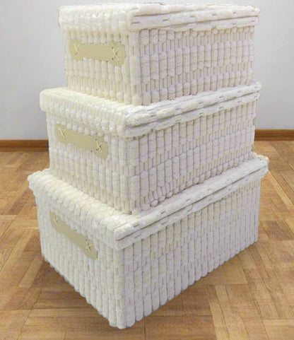 set de 3 boîtes de rangement